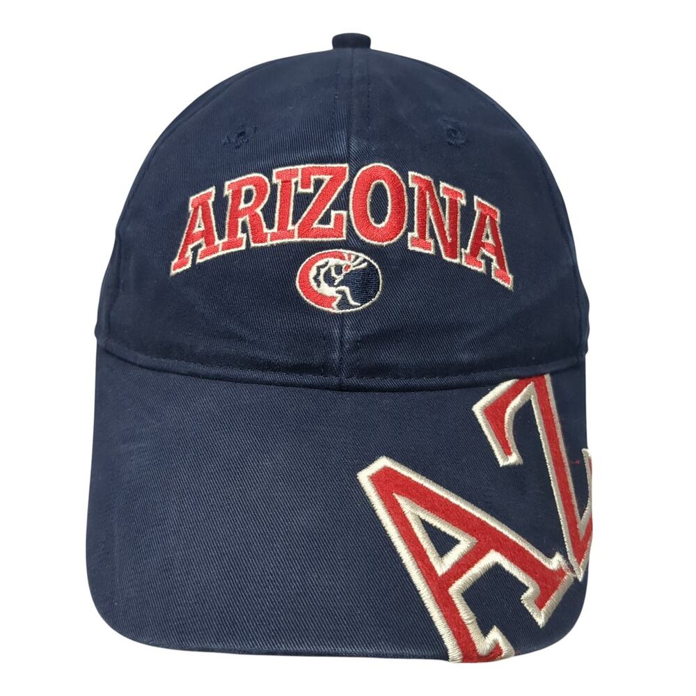 Arizona AZ Slideback Baseball Hat Blue One Size Embroidered Polar